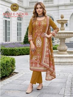 Alok suit mah e noor wholesale ladies dress material in surat